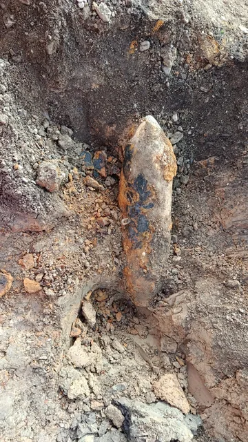 Bombenmunition – dokumentierter Kampfmittelfund.