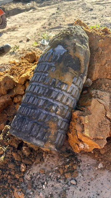 Geschossmunition – dokumentierter Kampfmittelfund.