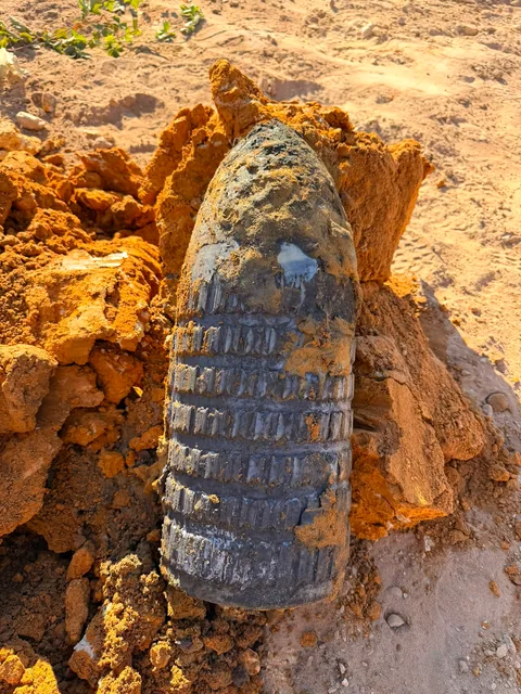 Geschossmunition – dokumentierter Kampfmittelfund.