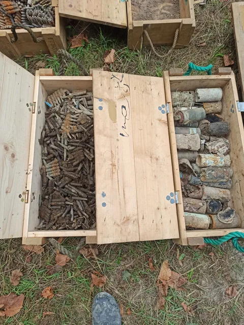 Patronenmunition und weitere Munitionsfunde – dokumentierter Kampfmittelfund.